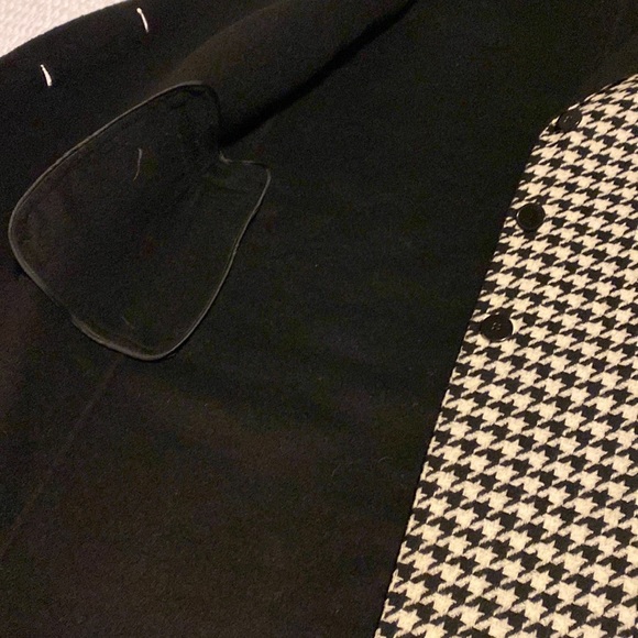 🔥Sandro Morane Houndstooth Wool-blend Coat, size 6 - Picture 6 of 9